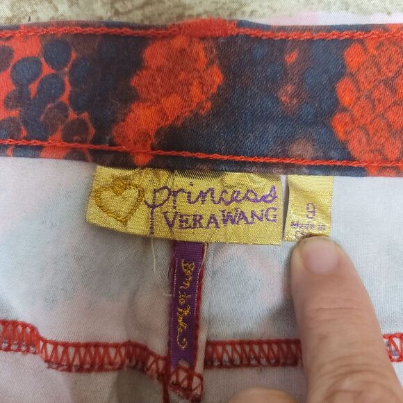 Red Snake Print Women Jeans - Picture 8 of 11